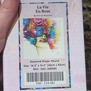 LA Vie en Rose Diamond Art Club diamond painting!